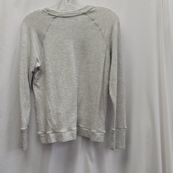Athleta criss-cross sweatshirt Light Heather gray - Picture 9 of 9
